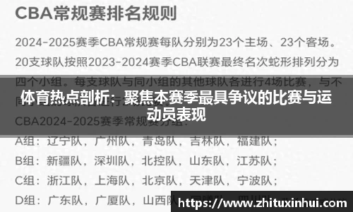 体育热点剖析：聚焦本赛季最具争议的比赛与运动员表现